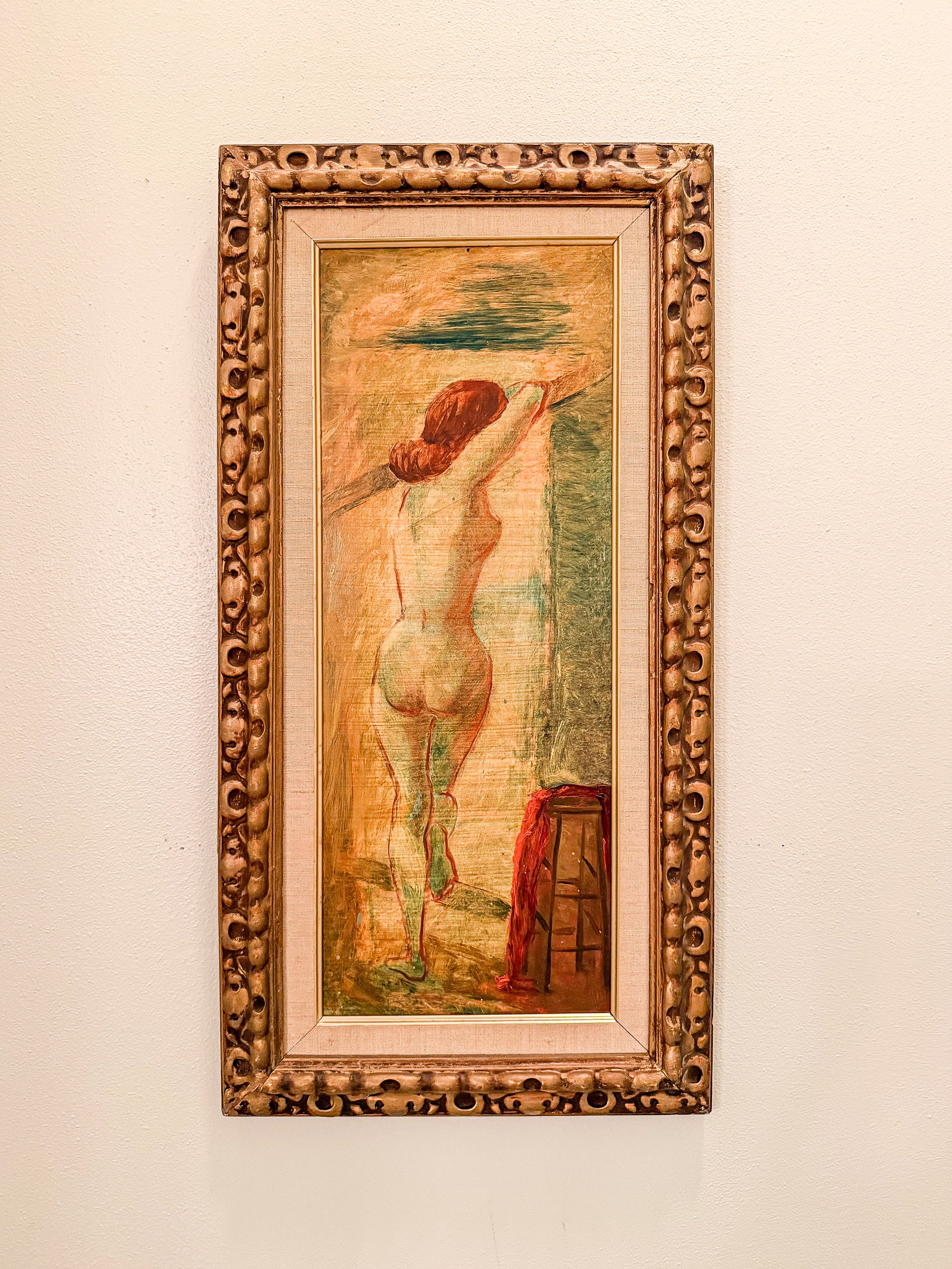 Nude Oil on Masonite